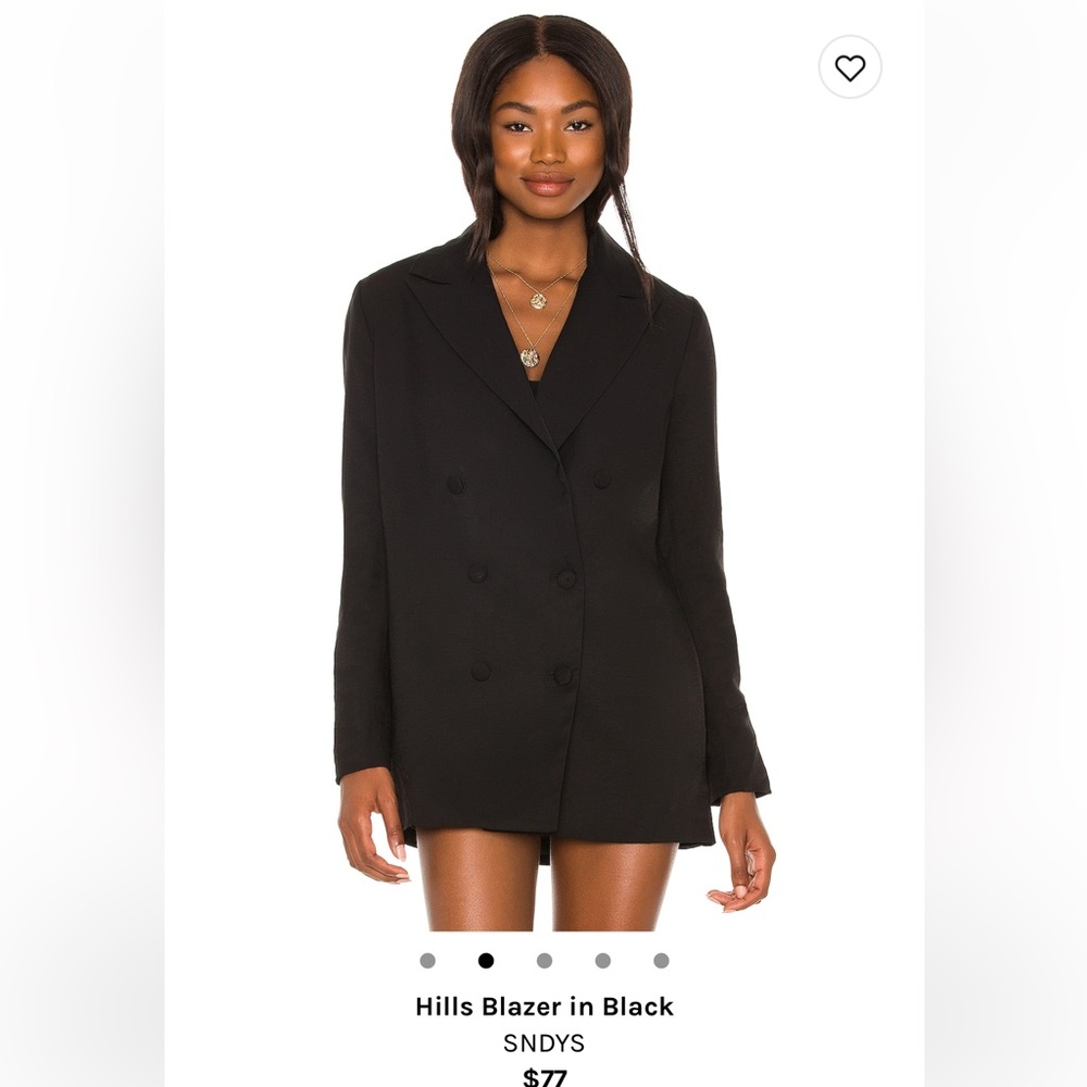 SNDYS Black Blazer.